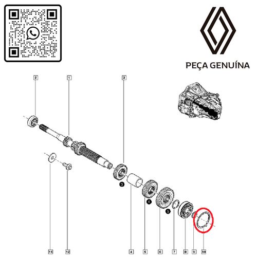 RN-47132R-322047132R-Anel-De-Trava-Renault-Kwid RN-47132R-322047132R-Anel-De-Trava-Renault-Kwid