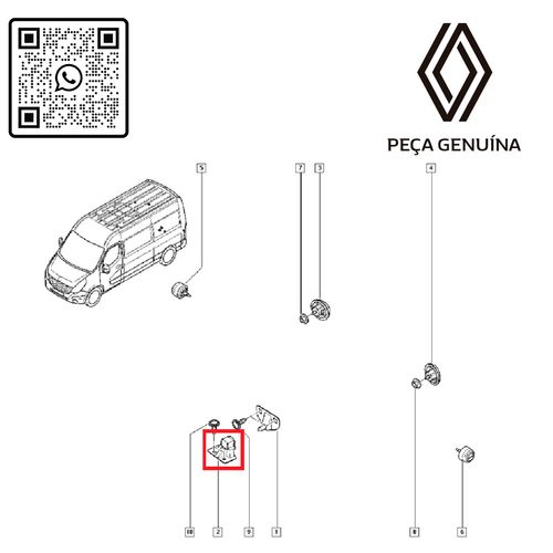 RN-497816-8200497816-Batente-Da-Porta-Traseira-Renault-Master-Original