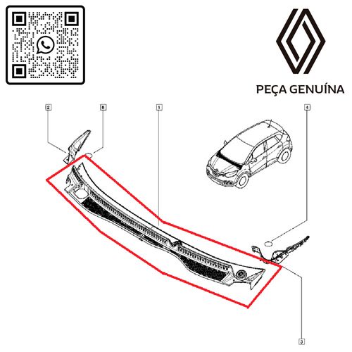 RN-10937R-668110937R-Grade-Entrada-Ar-Capo-Renault-Captur-2017-2020 RN-10937R-668110937R-Grade-Entrada-Ar-Capo-Renault-Captur-2017-2020