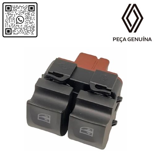 RN-13300R-254113300R-Botao-Vidro-Eletrico-Dianteiro-Esquerdo-Oroch RN-13300R-254113300R-Botao-Vidro-Eletrico-Dianteiro-Esquerdo-Oroch