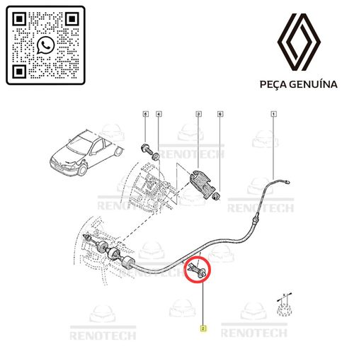RN-079779	7703079779	presilha-cabo-freio-de-mao-fluence