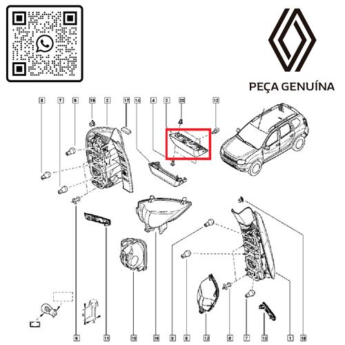 RN-08613R-265908613R-BREAK-LIGHT-LUZ-DE-FREIO-DUSTER-19...