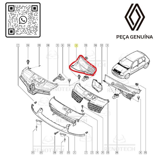 RN-410609	7700410609	Grade-Churrasqueira-Direito-Clio-01-12-Original