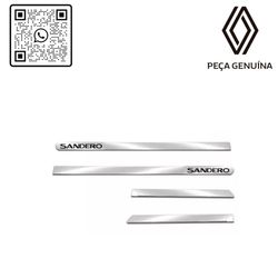 RN-734343 7711734343 Jogo-De-Friso-Lateral-Cinza-Novo-Sandero-Renault
