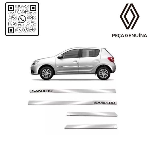 RN-734343	7711734343	Jogo-De-Friso-Lateral-Cinza-Novo-Sandero-Renault