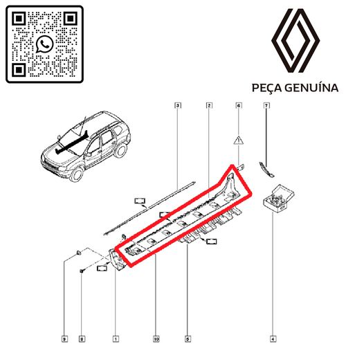 RN-61755R-764261755R-Moldura-Da-Soleira-Da-Porta-Lado-Direito-Renault-Duster
