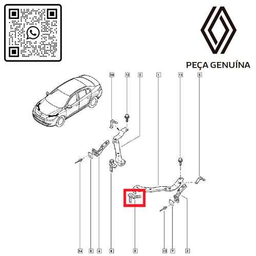 RN-54401R-625B54401R-Suporte-Fixacao-Dianteiro-Fluence RN-54401R-625B54401R-Suporte-Fixacao-Dianteiro-Fluence
