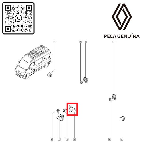 RN-497819-8200497819-Batente-Porta-Traseira-Direita-Renault-Master RN-497819-8200497819-Batente-Porta-Traseira-Direita-Renault-Master