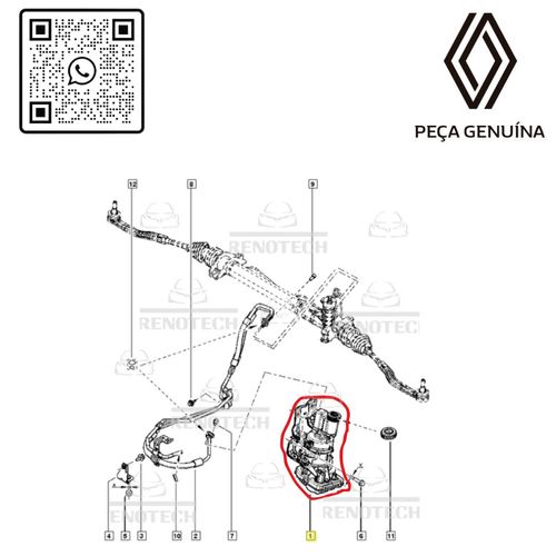 RN-03543R	491103543R	BOMBA-DIRECAO-ELETROHIDRAULICA-MASTER-2.3-16V-M9T-15...