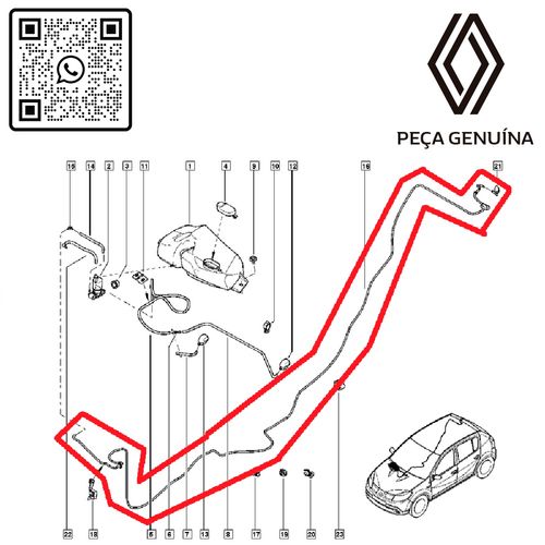 RN-44531R-289744531R-MANGUEIRA-DO-ESGUICHO-TRAS.-SANDERO-08-14 RN-44531R-289744531R-MANGUEIRA-DO-ESGUICHO-TRAS.-SANDERO-08-14