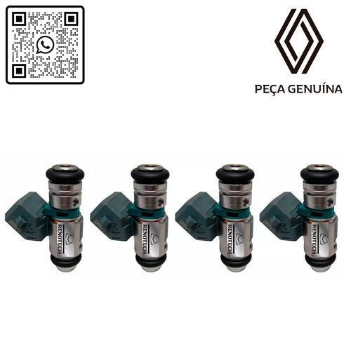 RN-128959-K4-BICO-INJETOR-DE-COMB.-MOT-1.6-16V-K4M-IWP143-ORIG-kit-com-4