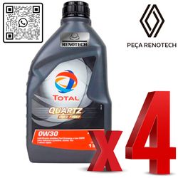 RN-176712-K4-OLEO-0W30-QUARTZ-INEO-FIRST-24B1L-TOT-BR-SINTETICO-x4