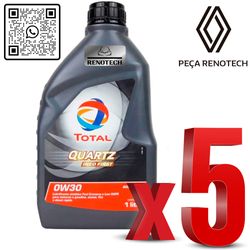 RN-176712-K5-OLEO-0W30-QUARTZ-INEO-FIRST-24B1L-TOT-BR-SINTETICO-x5