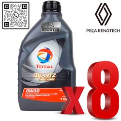 RN-176712-K8-OLEO-0W30-QUARTZ-INEO-FIRST-24B1L-TOT-BR-SINTETICO-x8