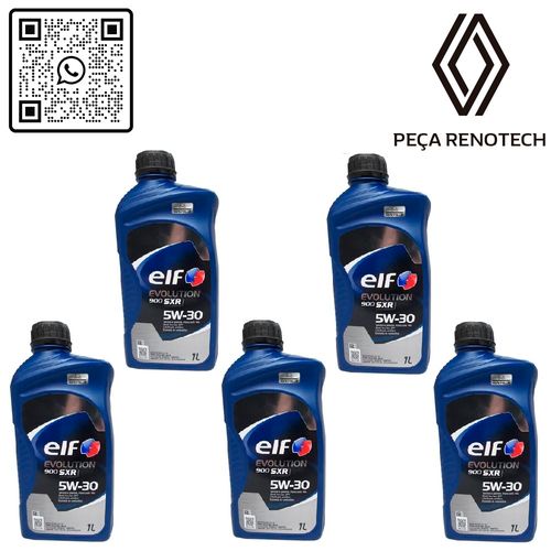 RN-176722-K5-OLEO-5W30-SL-ELF-EVOLUTION-SXR-EMB-1L-SINTETICO-X5