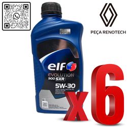 RN-176722-K6-OLEO-5W30-SL-ELF-EVOLUTION-SXR-EMB-1L-SINTETICO-X6