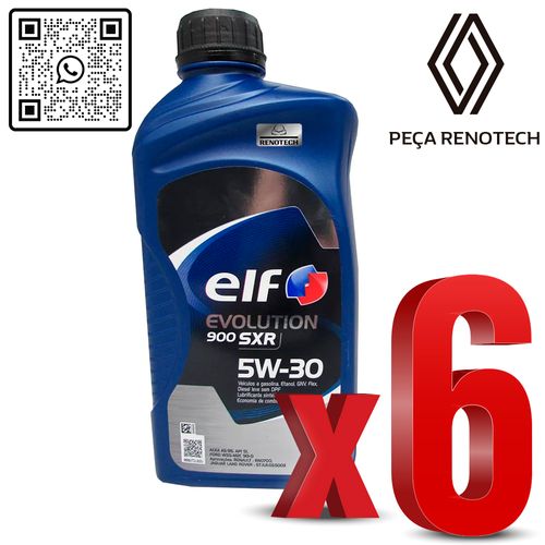RN-176722-K6-OLEO-5W30-SL-ELF-EVOLUTION-SXR-EMB-1L-SINTETICO-X6