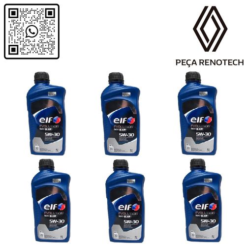 RN-176722-K6-OLEO-5W30-SL-ELF-EVOLUTION-SXR-EMB-1L-SINTETICO-X6