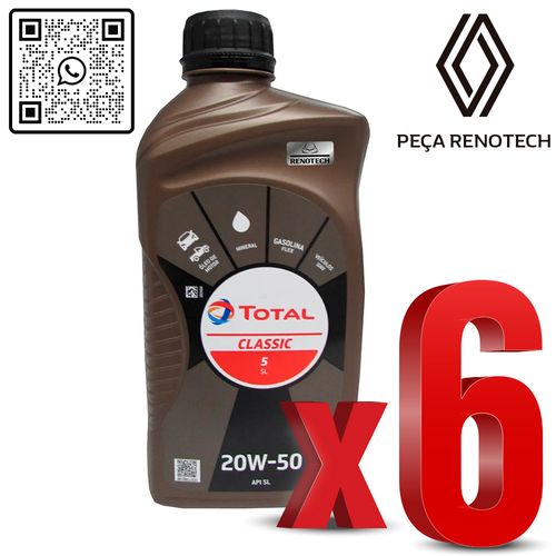 RN-178237-K6-OLEO-20W50-SL-TOTAL-CLASSIC-5000-X6