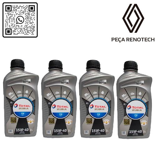 RN-178928-K4-OLEO-15W40-DIESEL-MODERNO-TOTAL-RUBIA-TIR-7400-EMB-1L-X4 RN-178928-K4-OLEO-15W40-DIESEL-MODERNO-TOTAL-RUBIA-TIR-7400-EMB-1L-X4