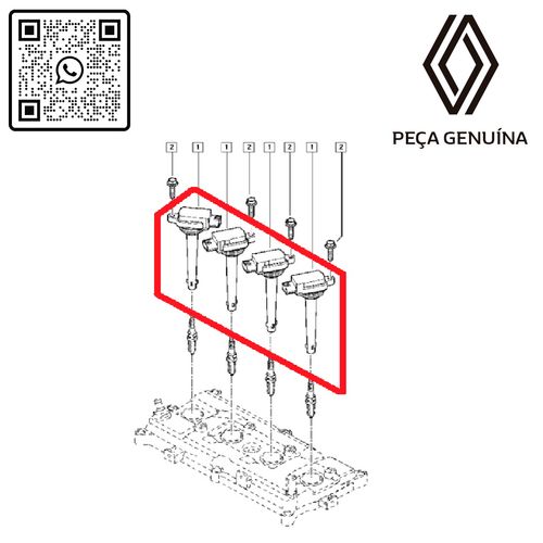 RN-36695R-K4-BOBINA-IGNICAO-MOT-1.6-16V-H4M-LOG-SAN-CAP-DUS-KIT-COM-4 RN-36695R-K4-BOBINA-IGNICAO-MOT-1.6-16V-H4M-LOG-SAN-CAP-DUS-KIT-COM-4