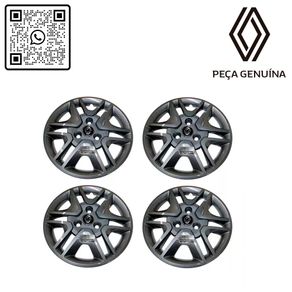 RN-50537R-K4-CALOTA-ARO-13-KWID--3FUROS--kit-com-4 RN-50537R-K4-CALOTA-ARO-13-KWID--3FUROS--kit-com-4