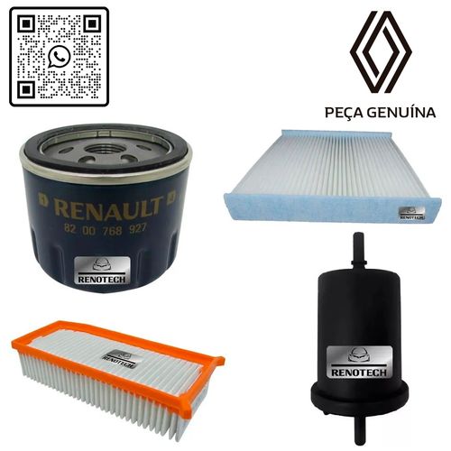 RN-67674R-KC-KIT-FILTRO-DE-AR-OLEO-COMB-AC-MOT-2.0-16V-F4R-DUS-SAND-RS-CAP-MOT-1.0