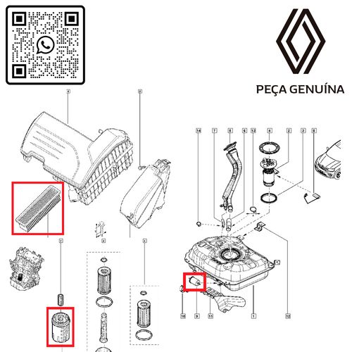 RN-67674R-KC-KIT-FILTRO-DE-AR-OLEO-COMB-AC-MOT-2.0-16V-F4R-DUS-SAND-RS-CAP-MOT-1.0