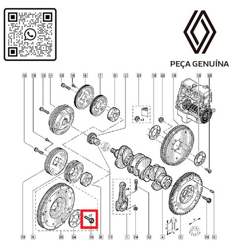 RN-854191-K-KIT-COM-7-PARAFUSO-DO-VOLANTE-DO-MOTOR-1.6-8-16V-K7M-K4M