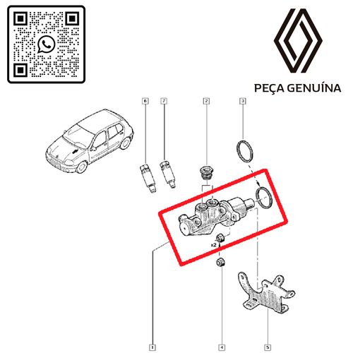 RN-205742-K-CIL.-MESTRE-DE-FREIO-CLIO-II-KANG-SYMB-COM-ABS-sistema-Bosch--2-FLUIDOS RN-205742-K-CIL.-MESTRE-DE-FREIO-CLIO-II-KANG-SYMB-COM-ABS-sistema-Bosch--2-FLUIDOS