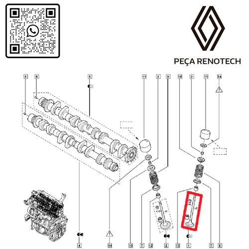 RN-28360R-X-132028360R-VALVULA-DO-ESCAPE-H4M-1.6-16V-LOG2-SAN2-DUS-CAP-10260x2550x497mm RN-28360R-X-132028360R-VALVULA-DO-ESCAPE-H4M-1.6-16V-LOG2-SAN2-DUS-CAP-10260x2550x497mm