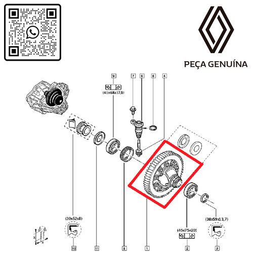 RN-109318-384109318R-COROA-COMPLETA-DIFERENCIAL-MASTER-2.3-16V-M9T-13...