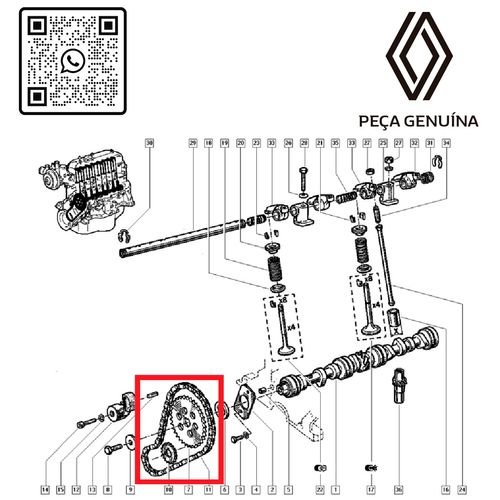 RN-19110R-130C19110R-KIT-CORRENTE-DE-DISTR.-1.6-16V-H4M-LOG-SAN-CAP-DUS