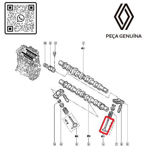 RN-473354-OX-7701473354-VALVULA-DE-ESCAPE-K4M-1.6-16V RN-473354-OX-7701473354-VALVULA-DE-ESCAPE-K4M-1.6-16V