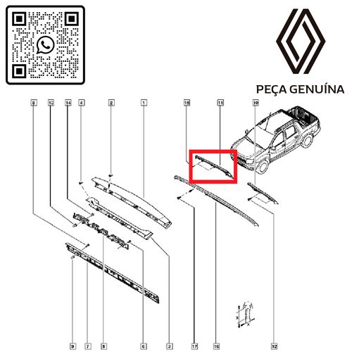 RN-45976R-939A45976R-Moldura-Tampa-Traseira-L.-Direito-Oroch