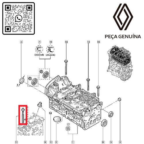 RN-471373-X-7701471373-PARAFUSO-DO-CABECOTE-K4M-1.6-16V--JG--ORIG RN-471373-X-7701471373-PARAFUSO-DO-CABECOTE-K4M-1.6-16V--JG--ORIG