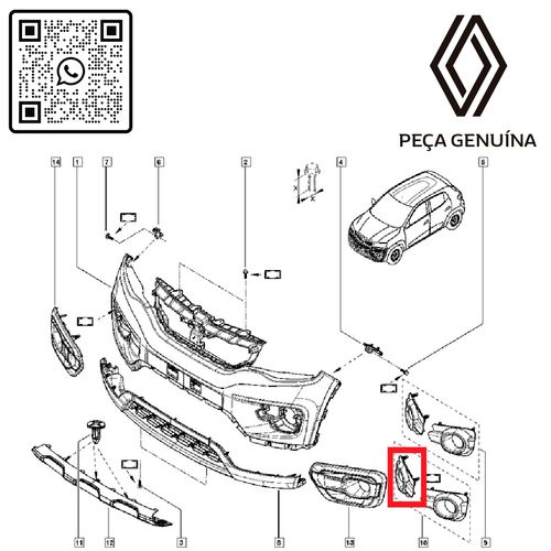 RN-67046R-263367046R-Moldura-Farol-Milha-Direito-Original-Renault-Kwid