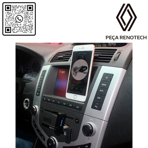 ADAPTADOR BLUETOOTH VEICULAR P2 RECEPTOR CONVERSOR PARA CARRO