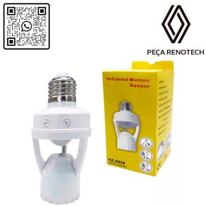 SENSOR DE PRESENÇA LÂMPADA COM FOTOCÉLULA SOQUETE E27 SENSOR DE PRESENÇA LÂMPADA COM FOTOCÉLULA SOQUETE E27