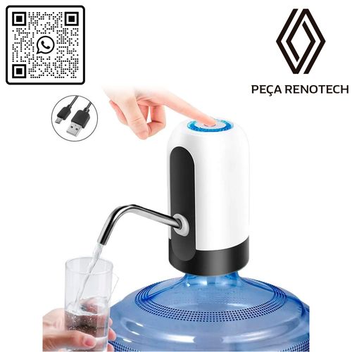 BOMBA PARA GALÃO ÁGUA ELÉTRICA GARRAFÃO TORNEIRA FILTRO USB