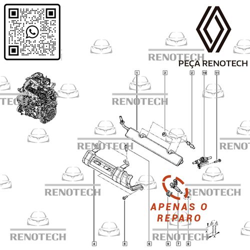 166008992R---REPARO-BICO-INJETOR-DE-COMBUSTIVEL-KIT-COM-4-UNIDADES---MOTOR-1.6-16V-H4M---2016-EM-DIANTE-D