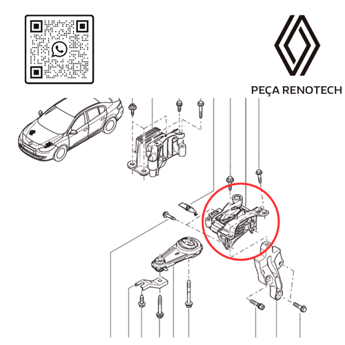 112206677R--COXIM-DO-CAMBIO-ESQUERDO--FLUENCE-AUTOMATICO--2.0-16V-M4R--RN-06677R