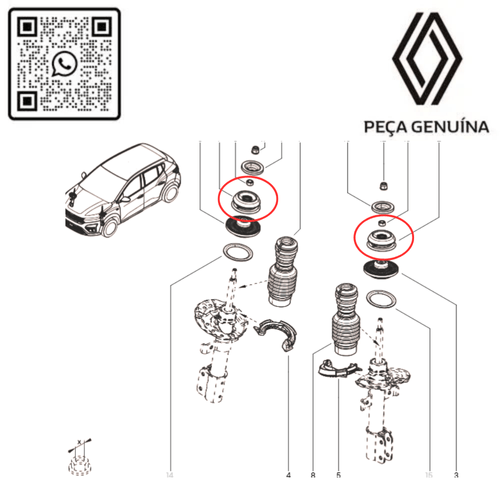 206511336R-COXIM-BORRACHA-TRASEIRO-ESCAPAMENTO-1.0-12V-H5D-KARDIAN--RN-11336R