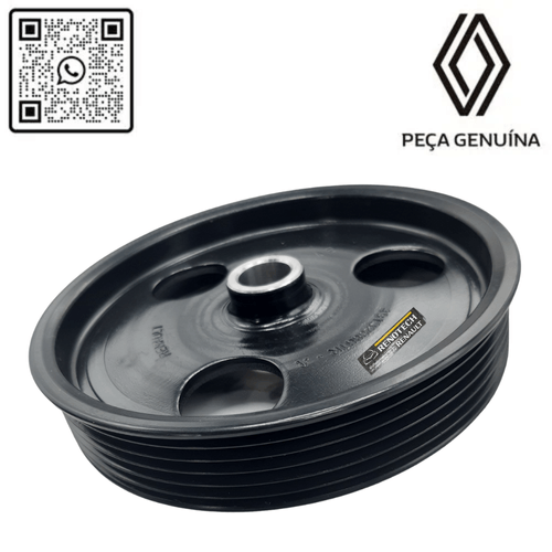 491328861R---POLIA-DA-BOMBA-DE-DIRECAO-HIDRAULICA--LOGAN-SANDERO--RN-28861R--3-
