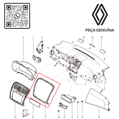 RN-48835R-Aro-Painel-Central-Interior-Sandero-Logan-2014...-681048835R--3-